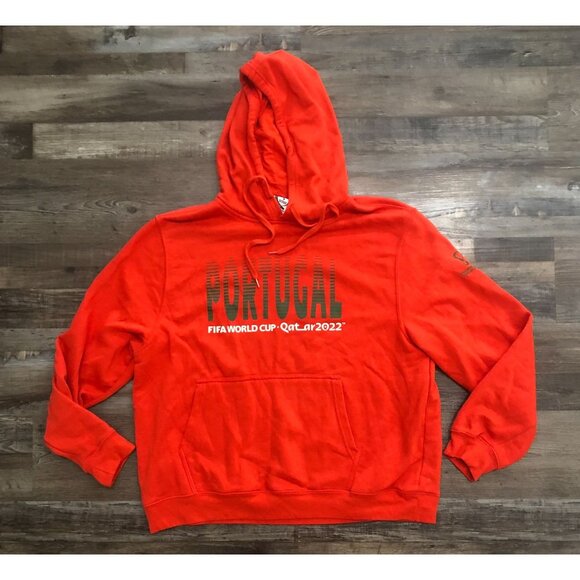 Portugal FIFA World Cup Qatar 2022 Mens 2XL Hoodie Sweatshirt Soccer - Picture 1 of 6